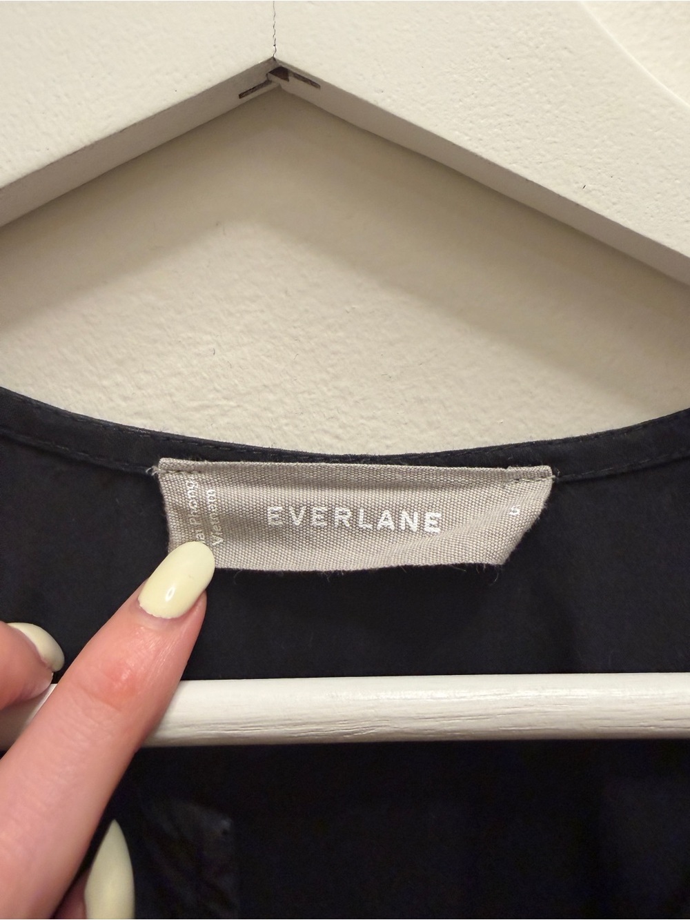 Everlane Black Poplin Kaftan Dress - Picture 7 of 7